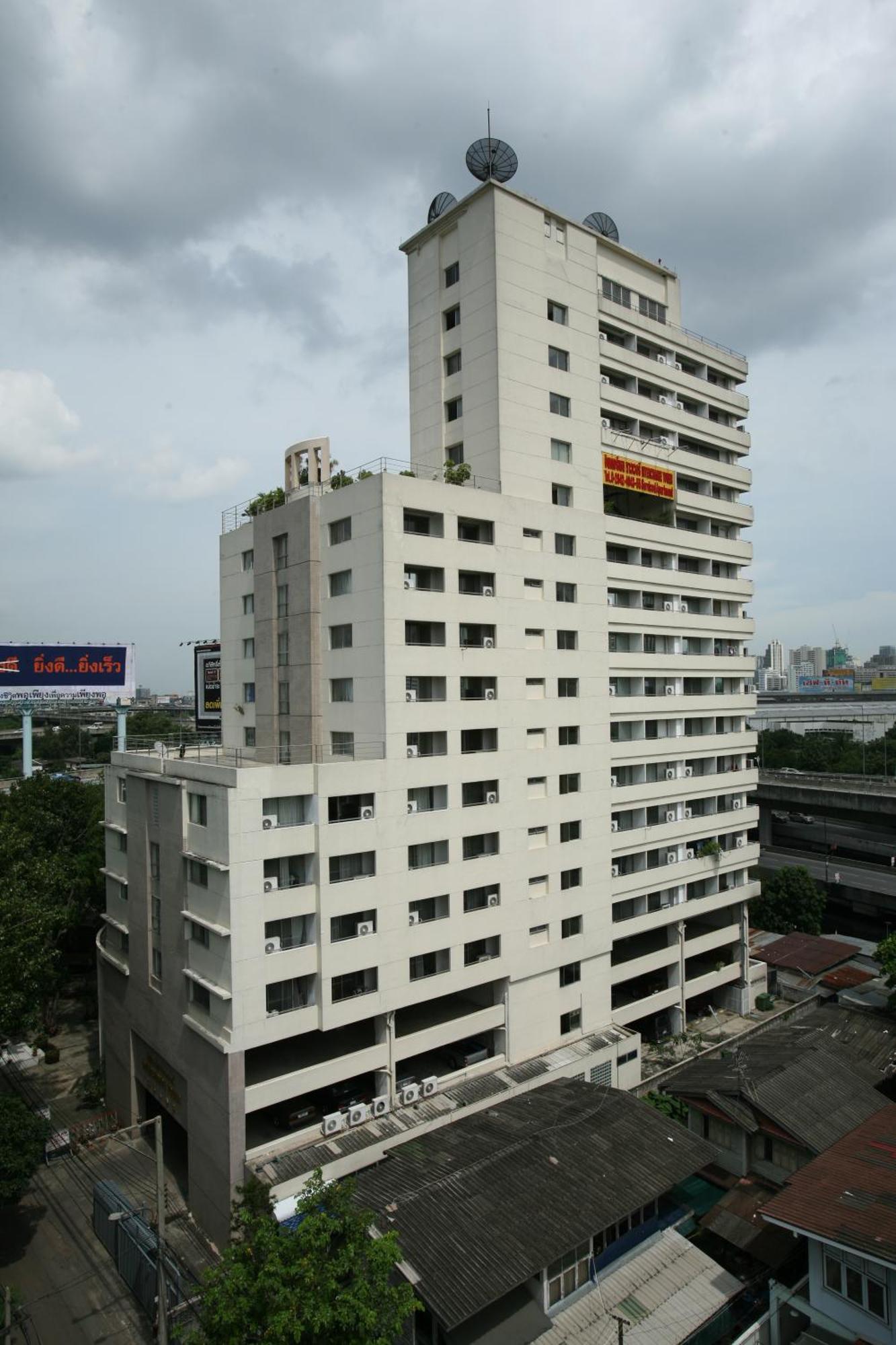 อินเตอร์เชนจ์ ทาวเวอร์ เซอร์วิส อพาร์ตเมนต์  Hotel กรุงเทพมหานคร ภายนอก รูปภาพ