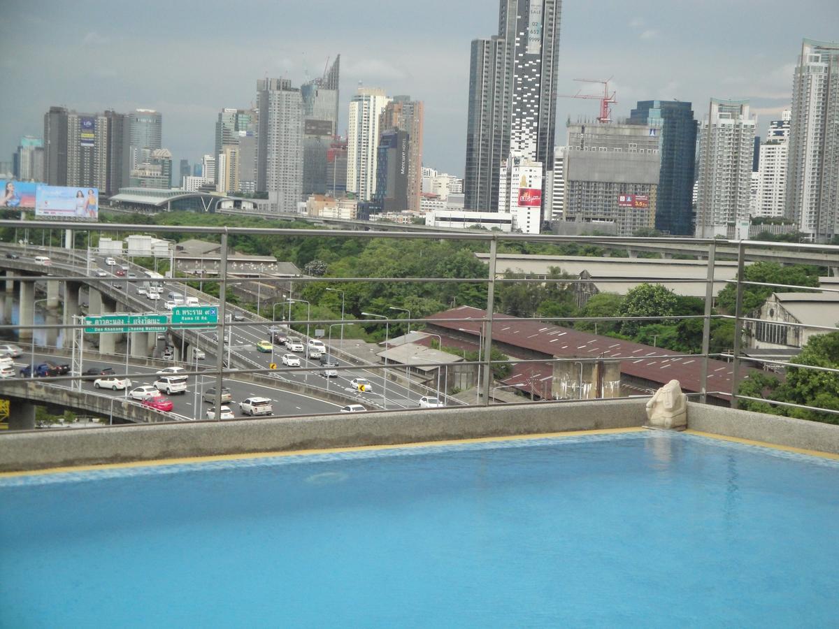 อินเตอร์เชนจ์ ทาวเวอร์ เซอร์วิส อพาร์ตเมนต์  Hotel กรุงเทพมหานคร ภายนอก รูปภาพ